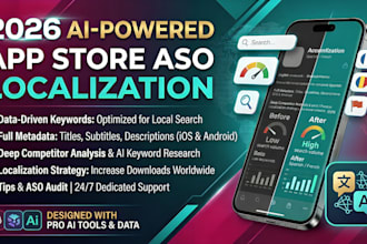 do ai app or game localization in multiple languages with paid ai tools, aso