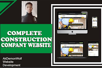 design wordpress website for your construction company