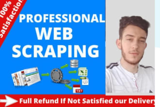 do web scraping with python