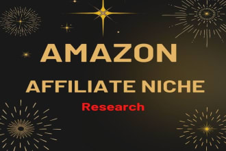 find best amazon affiliate niche research collection