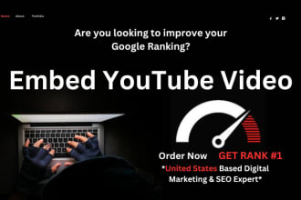embed your youtube video to top 100 web2 websites