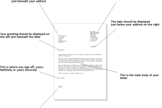 write any form of letter