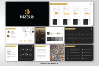 design powerpoint presentation and investor pitch deck