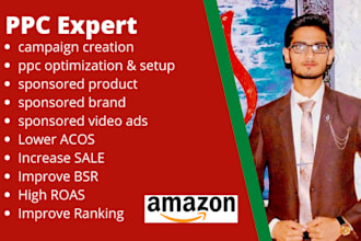 be your amazon PPC expert, manage and optimize amazon ads