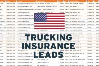 give trucking insurance leads data and commercial auto liability insurance leads