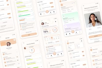 design a creative mobile app uiux design in figma