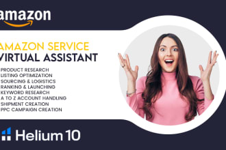 be your expert amazon virtual assistant VA for listing PPC and more