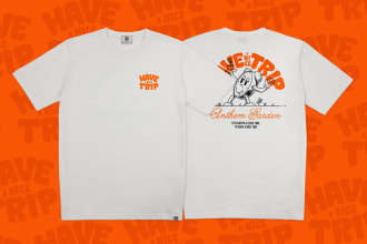 design a streetwear clothing graphic tshirt design