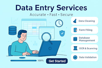 do data entry and admin tasks