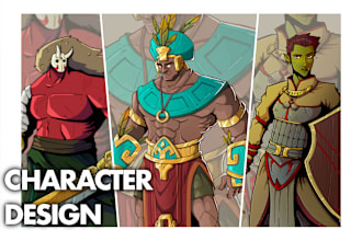 draw your rpg dungeons and dragons or any character design
