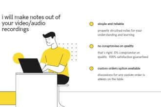 take notes from your recordings and meetings