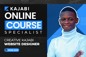 setup your kajabi online course, kajabi website and kajabi pipelines on kajabi