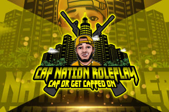do custom gta or fivem logo design for roleplay and discord server