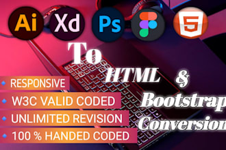 be your professional and creative front end web developer