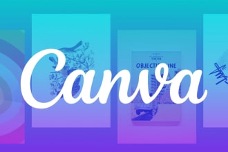 create any simple design using canva pro