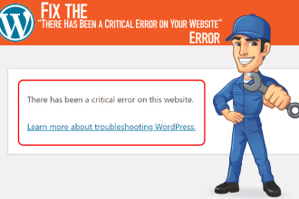 fix critical error on your website wordpress