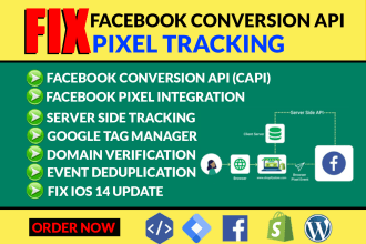 fix facebook conversion API and setup fb pixel with GTM for IOS 14 update