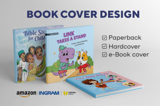 design the original book cover, paperback, hardcover