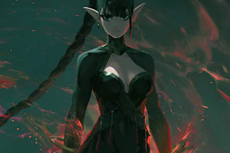 create anime, manga or game characters