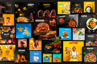 design aesthetic and premium quality social media posts, banner, cover ads