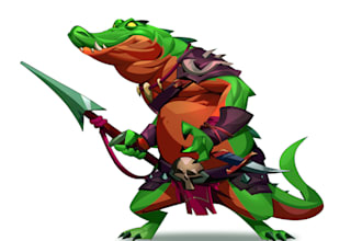 design game characters with textures