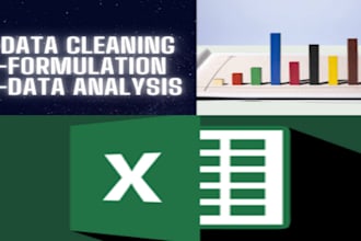 do data processing and data analysis using ms excel