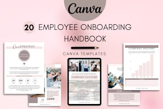design employee onboarding packet or employee welcome kit