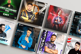 design esports profile,banner for you and your team everything related es,gaming