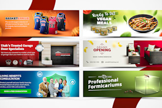 design creative website banner, hero banner