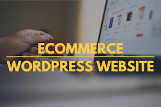 design stylish and modern ecommerce wordpress website