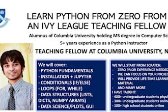 teach python for beginners