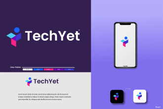 design a modern tech, software, cyber  platform, saas logo