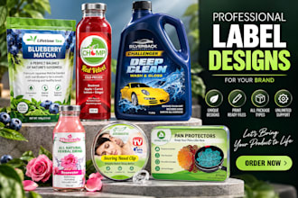 design a label for your product