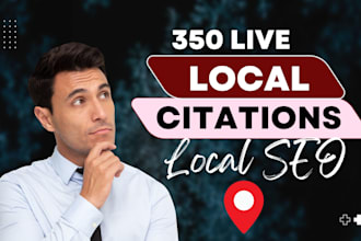 do  USA local citations and directory submission for local SEO and gmb ranking