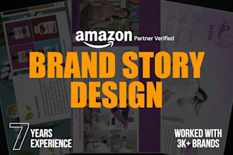 design a captivating amazon brand story to drive sales