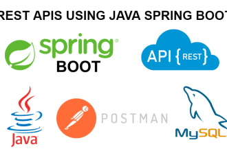 develop and integrate rest apis and micro services using java spring boot