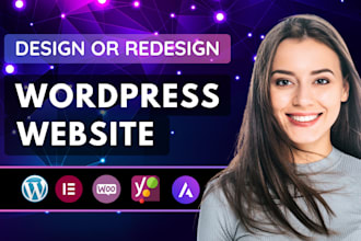 do business website development wordpress website design or redesign