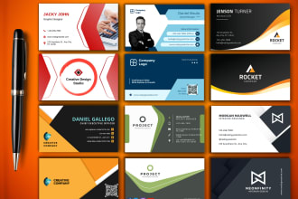 design modern,corporate business card professionally