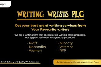 win grants through grant writing and grant proposal