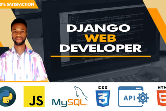 be your django website, api, python, full stack developer