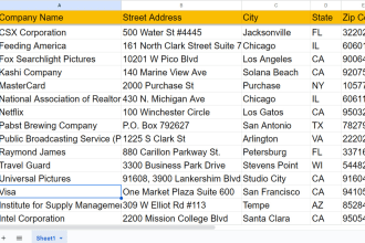 find mailing address from google