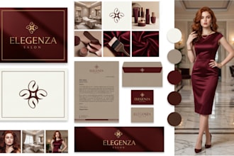design business logo, brand identity and branding kit