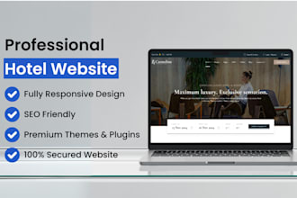 create a custom wordpress hotel booking site