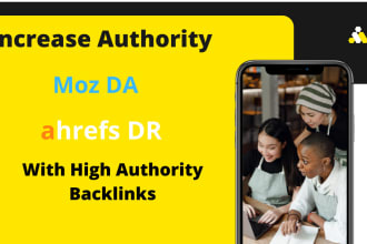 increase ahref DR, moz da with indexable SEO backlinks