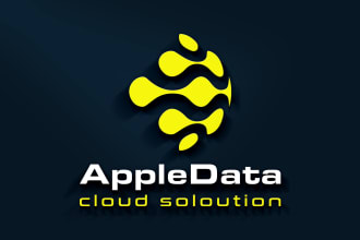 do modern tech, data, cloud, startup, crypto, host, website logo