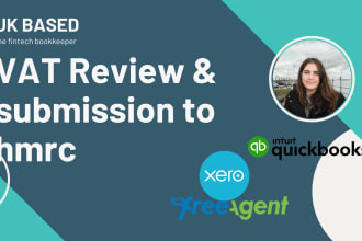 prepare your vat return using xero, quickbooks or freeagent x UK accountant