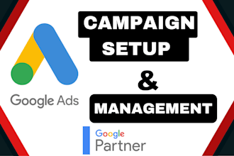 setup and manage google ads PPC campaigns