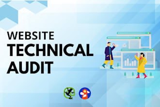 create a professional website SEO audit report and technical analysis
