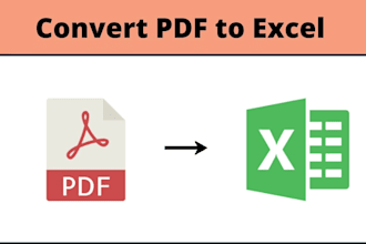 do typing, retype, scanned, pdf, typing work and convert pdf to excel or word