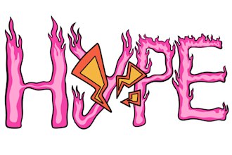 do handdraw typography or lattering trippy logo text